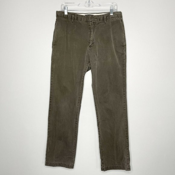 Banana Republic Other - Banana Republic Mens Brown Cotton Straight Leg Gavin Chino Pants Size 33x34